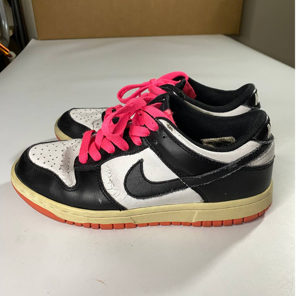Nike Dunk Low Panda Pink Sneakers Women's 7 - Picture 5 of 9